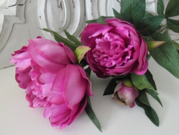 Pfingstrose - Seidenblüte - pink – Bild 2