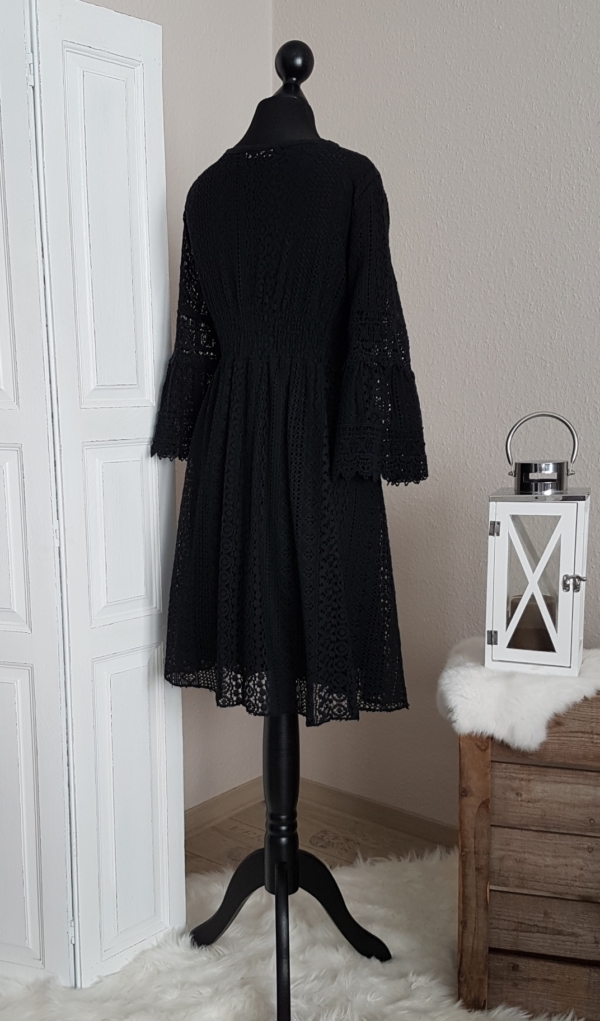 Traumhaftes Boho-Kleid im Empire-Stil - schwarz - passend für Größe 36 - 38 - 40 – Bild 4