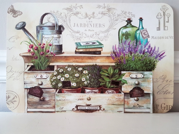 Tischset "Jardin Paris" Platzset Platzmatte - abwaschbar - 1 Stück