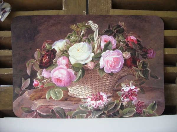 Tischset "Roses" Platzset Platzmatte - abwaschbar - 1 Stück