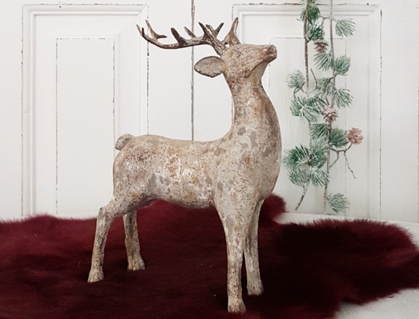 Hirsch "Georg" - hellbraun meliert - 20 cm