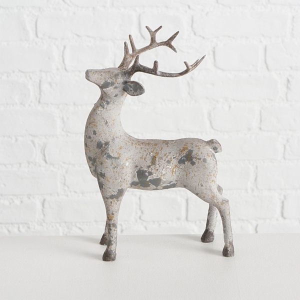 Hirsch "Gustav" - hellbraun meliert - 20 cm – Bild 4
