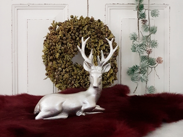 Hirsch "Hannes" - silber - 13,5 cm