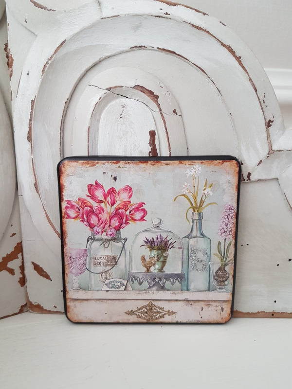 6er-Set Melamin-Untersetzer "Flowers" – Bild 2