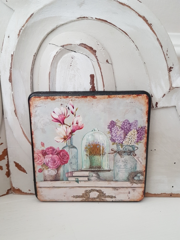 6er-Set Melamin-Untersetzer "Flowers" – Bild 3