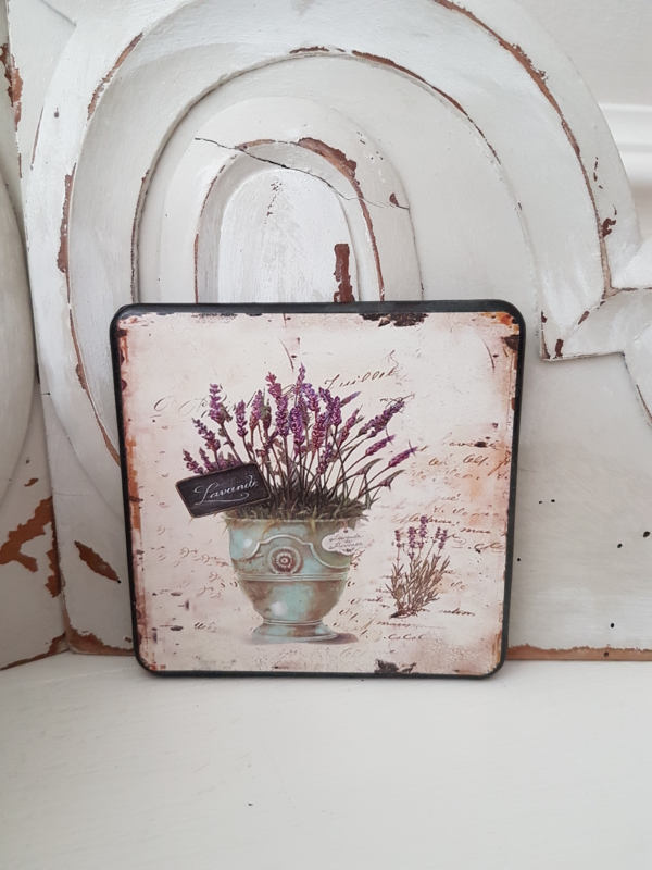 6er-Set Melamin-Untersetzer "Lavendel" – Bild 3