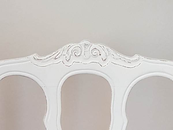 alter Stuhl - weiß - Shabby Chic - 6 Stück vorhanden – Bild 4