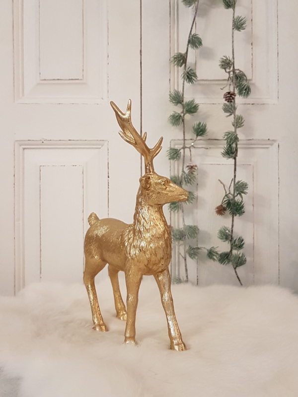 Hirsch "Viktor" - gold - 21 cm – Bild 2