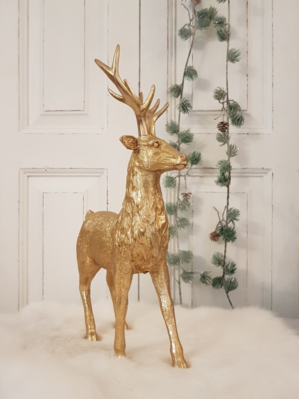 Hirsch "Viktor" - gold - 28 cm – Bild 2