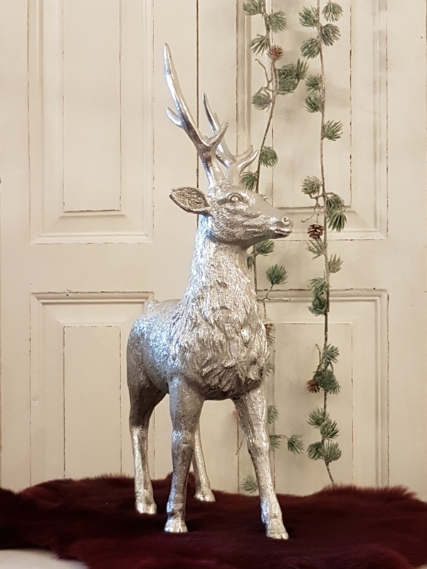 Hirsch "Viktor" - silber - 36 cm – Bild 2