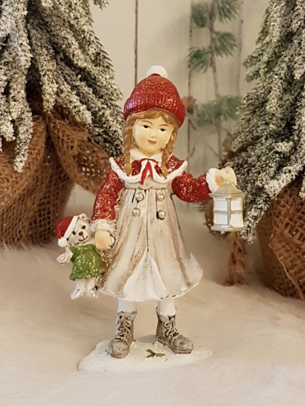nostalgische Winterkinder - 2er-Set - 13 cm – Bild 3