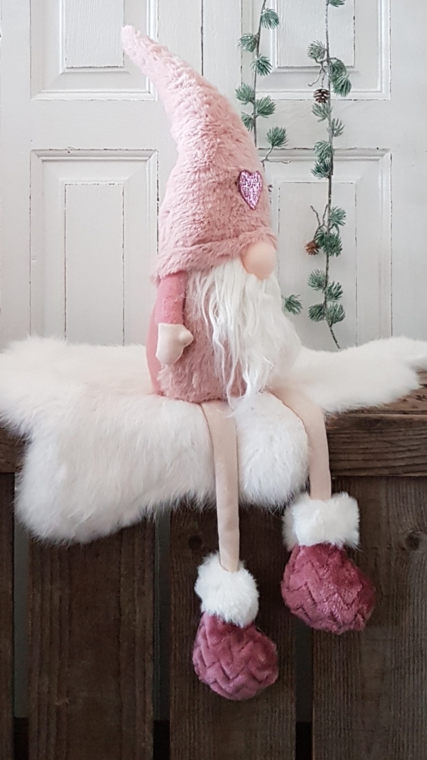Kantenhocker Wichtel - rosa - 60 cm – Bild 3