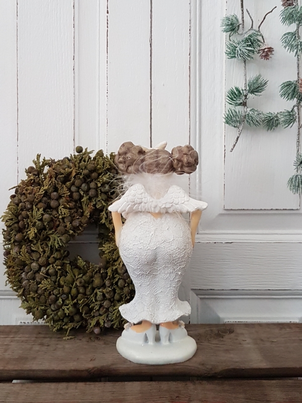 Deko-Engel "Dicke Dame" - Höhe 20 cm – Bild 3
