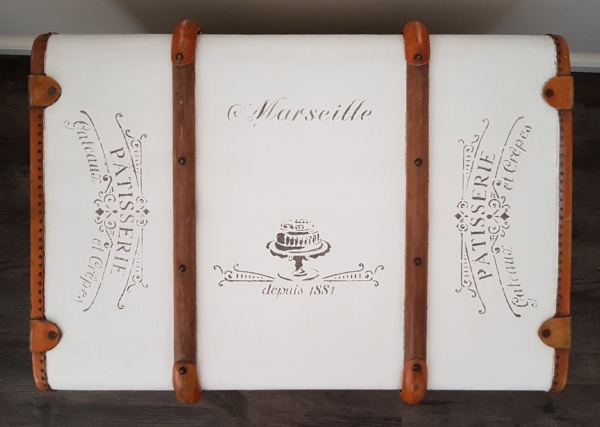 antiker Überseekoffer - Shabby Chic – Bild 7