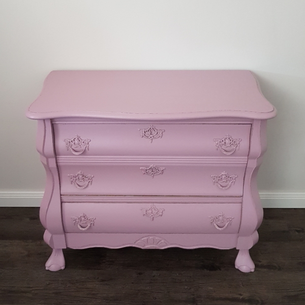 Barock-Kommode mit Klappe und Schublade - Shabby Chic – Bild 6
