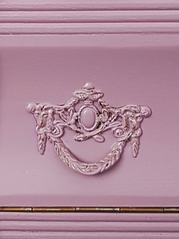 Barock-Kommode mit Klappe und Schublade - Shabby Chic – Bild 7