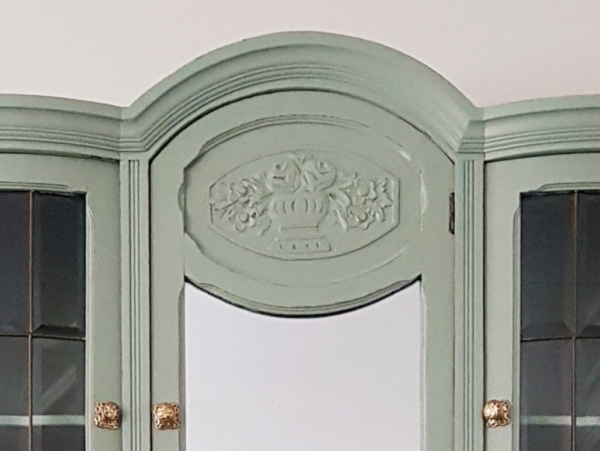 Antiker Buffetschrank - Eiche - cottage green - Shabby Chic – Bild 4