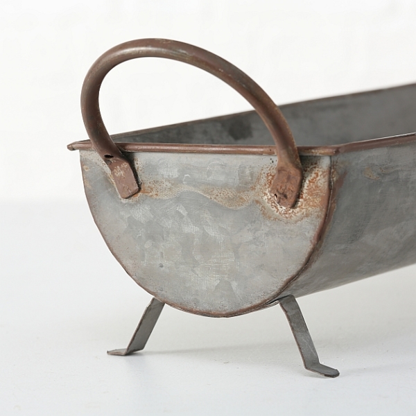 Pflanzschale - Zink - Gesamtbreite 74 cm – Bild 4
