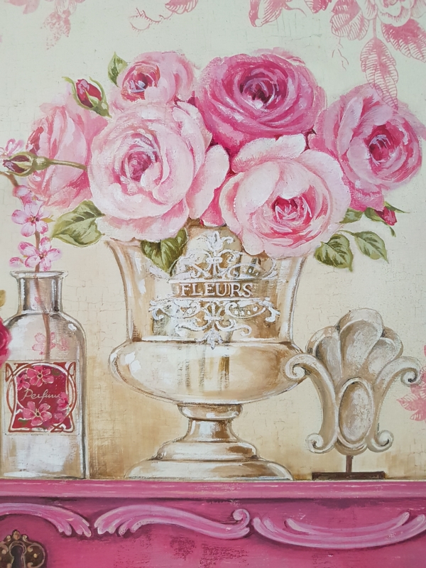 Tischsets / Platzsets "Romantic Roses" - 4-teilig - Korkeiche / MDF - Shabby Landhaus – Bild 3